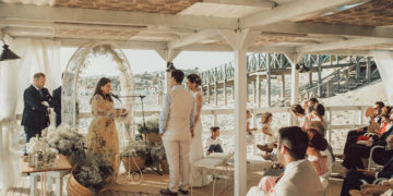 boda intima en la playa