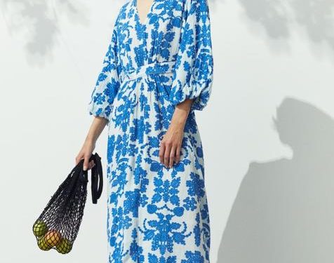 Queremos y necesitamos este vestido midi de H&M que es perfecto para rejuvenecer los 50 con un look primaveral