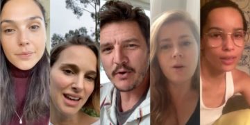Video: De Gal Gadot a Natalie Portman: famosos en cuarentena se unieron para cantar “Imagine”