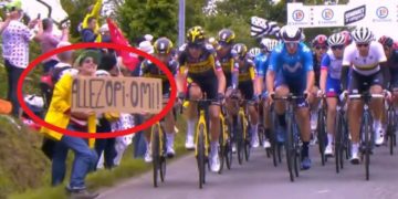 Rompió el silencio la mujer que provocó un accidente masivo en el Tour de Francia