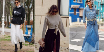 Así se llevan las faldas largas esta primavera: seis claves para coordinar