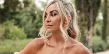 así es el sensual vestido de la novia, Loreto Sesma