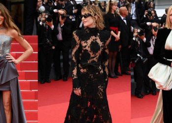 famosas con más de 50 años que arrasan en Cannes con escotes, transparencias y aberturas de vértigo