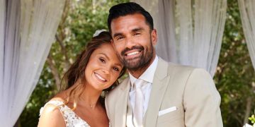 Los dos vestidos de la futbolista Lieke Martens en su boda con Benjamin van Leer