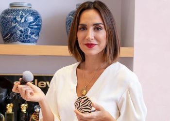 El vestido blanco de Tamara Falcó en su fiesta de pedida