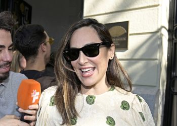 El vestido de conchas marinas con el que Tamara Falcó acudió al almuerzo final de su boda