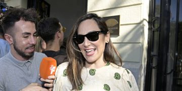 El vestido de conchas marinas con el que Tamara Falcó acudió al almuerzo final de su boda