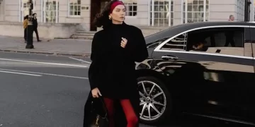 7 looks con medias rojas ideales